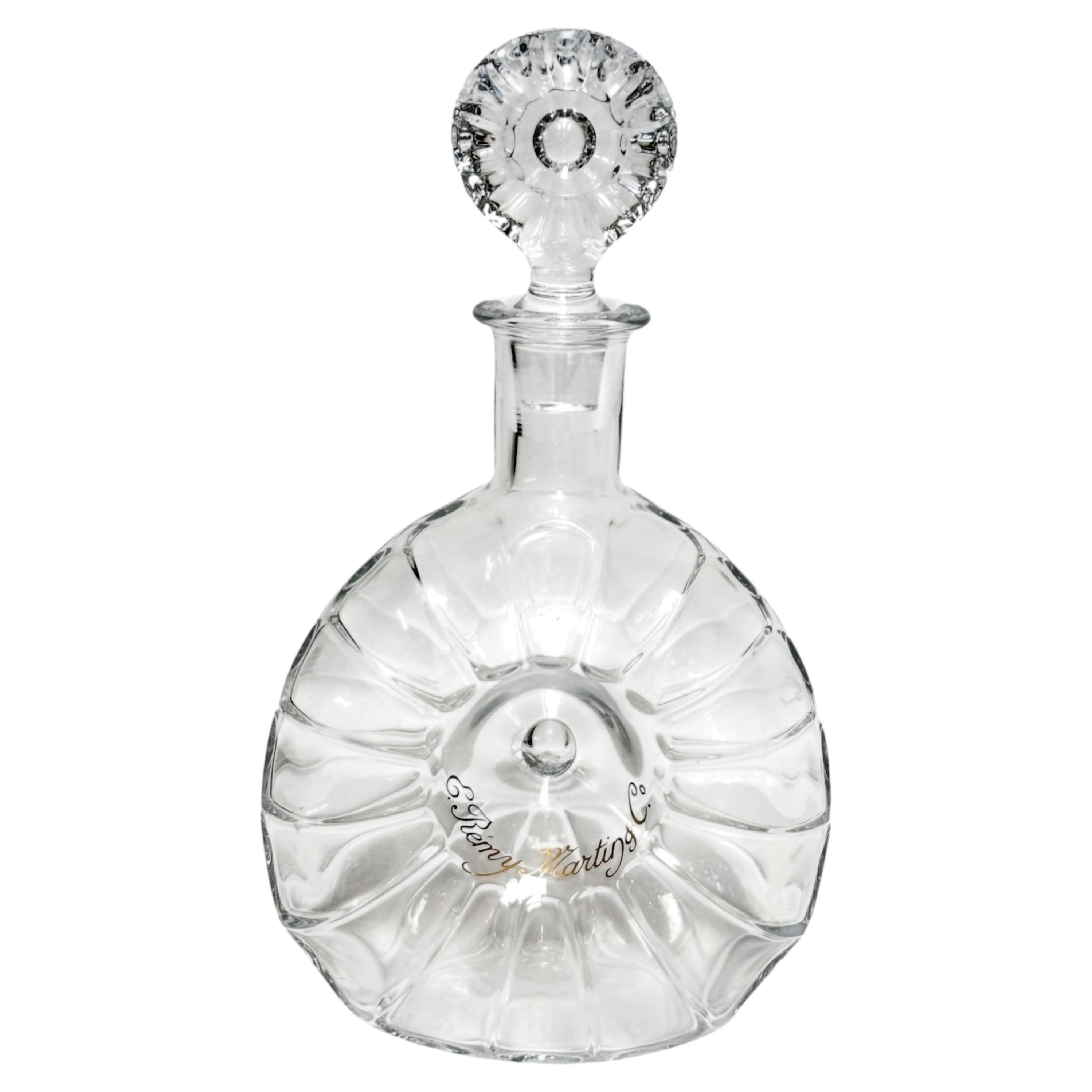 Baccarat Crystal Rémy Martin “Centaure” Decanter Donut Shell Form