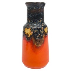 West German “Fat Lava” Studio Pottery Vase, Bauhaus-Inspired, circa 1960s