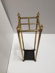 Victorian Brass and Cast Iron Umbrella Stand, circa 1860