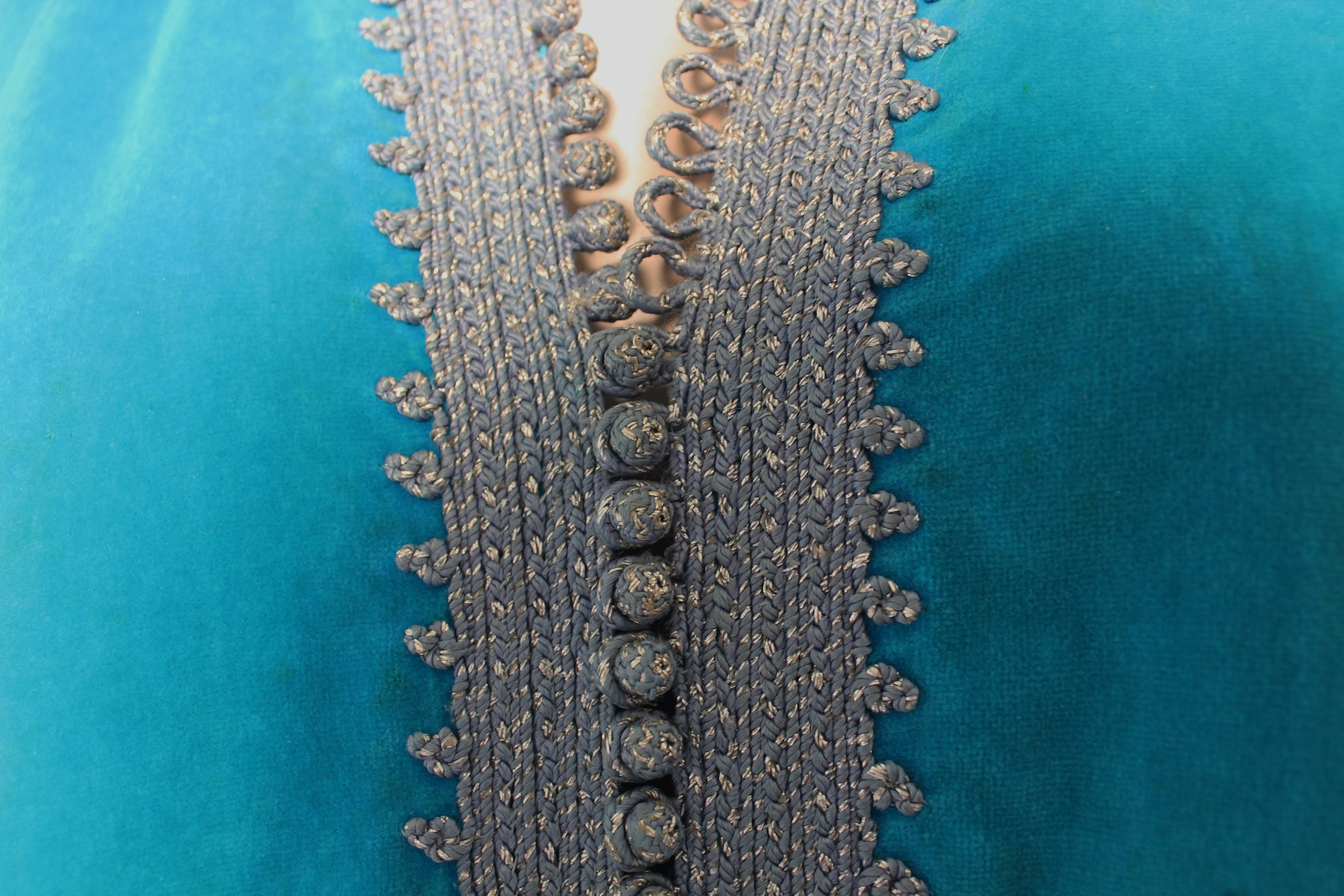 Moroccan Turquoise Caftan Maxi Dress Kaftan size L to XL 2