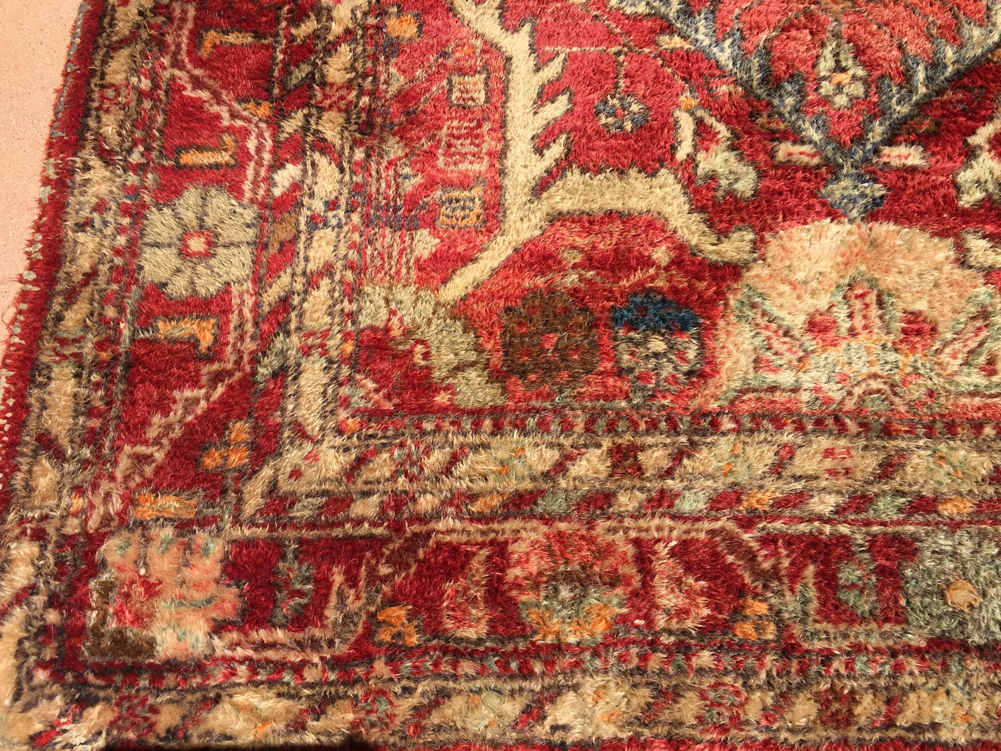 Hand-Knotted Rug from Turkey In Good Condition In North Hollywood, CA