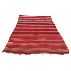 Tappeto marocchino a trama piatta vintage