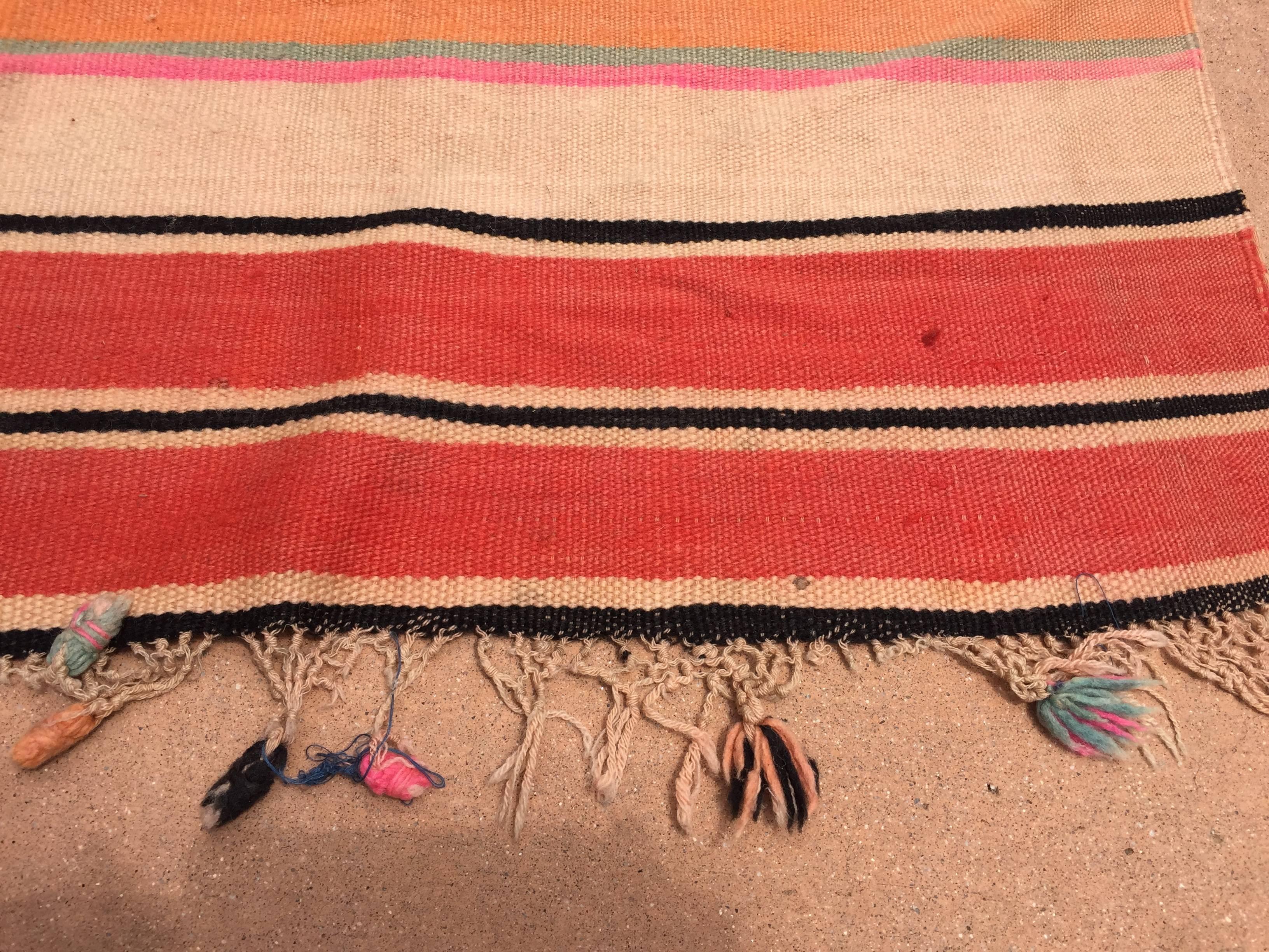 striped moroccan rug