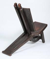 African Tribal Baluba Chief's Chair from Katanga
