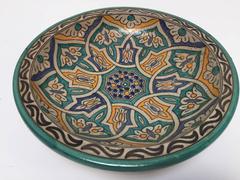 Moroccan Ceramic Bowl from Fez