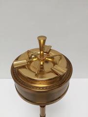 Brass Pillar Ashtray Stand by Maison Baguès