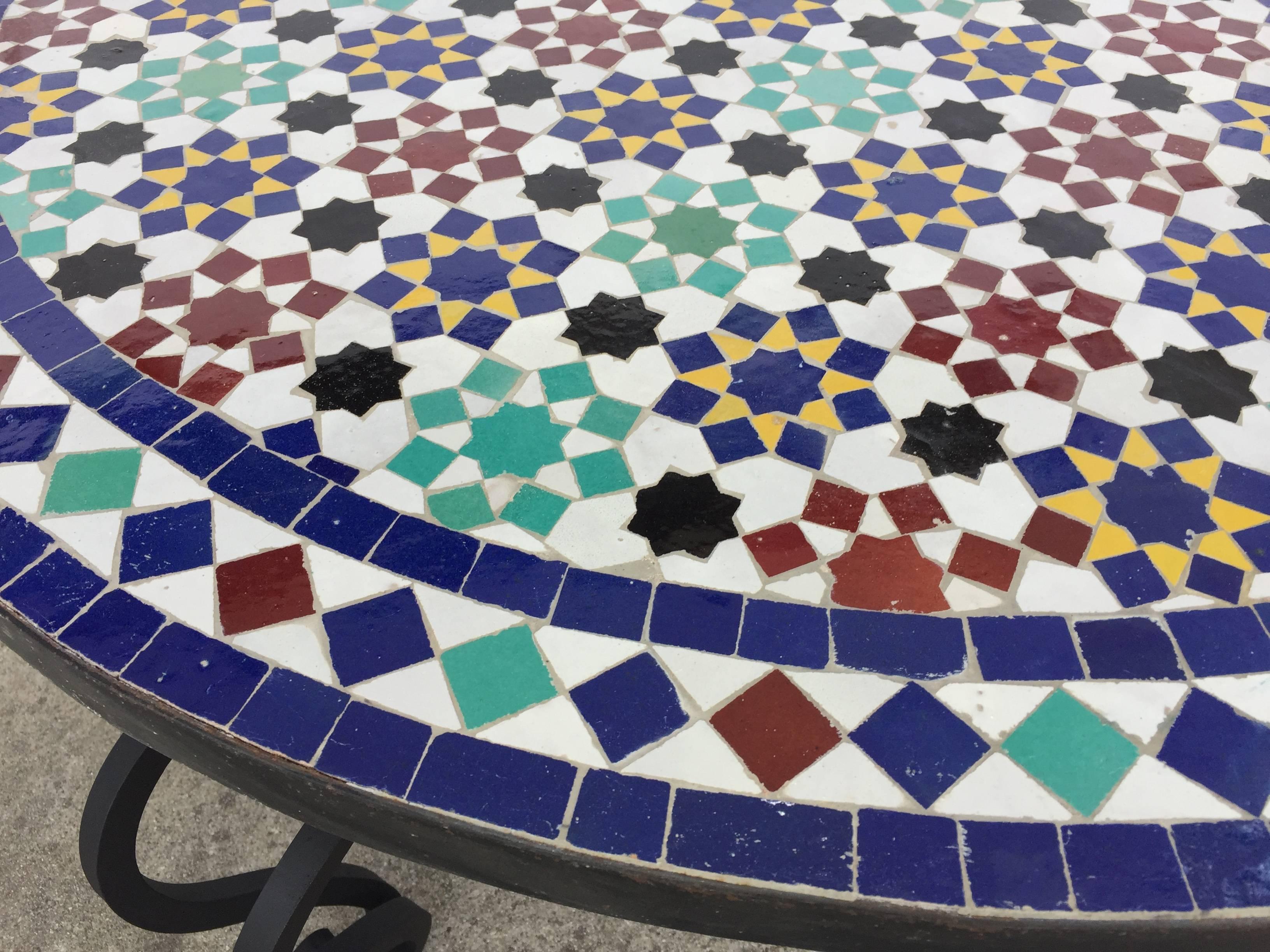mosaic coffee table outdoor