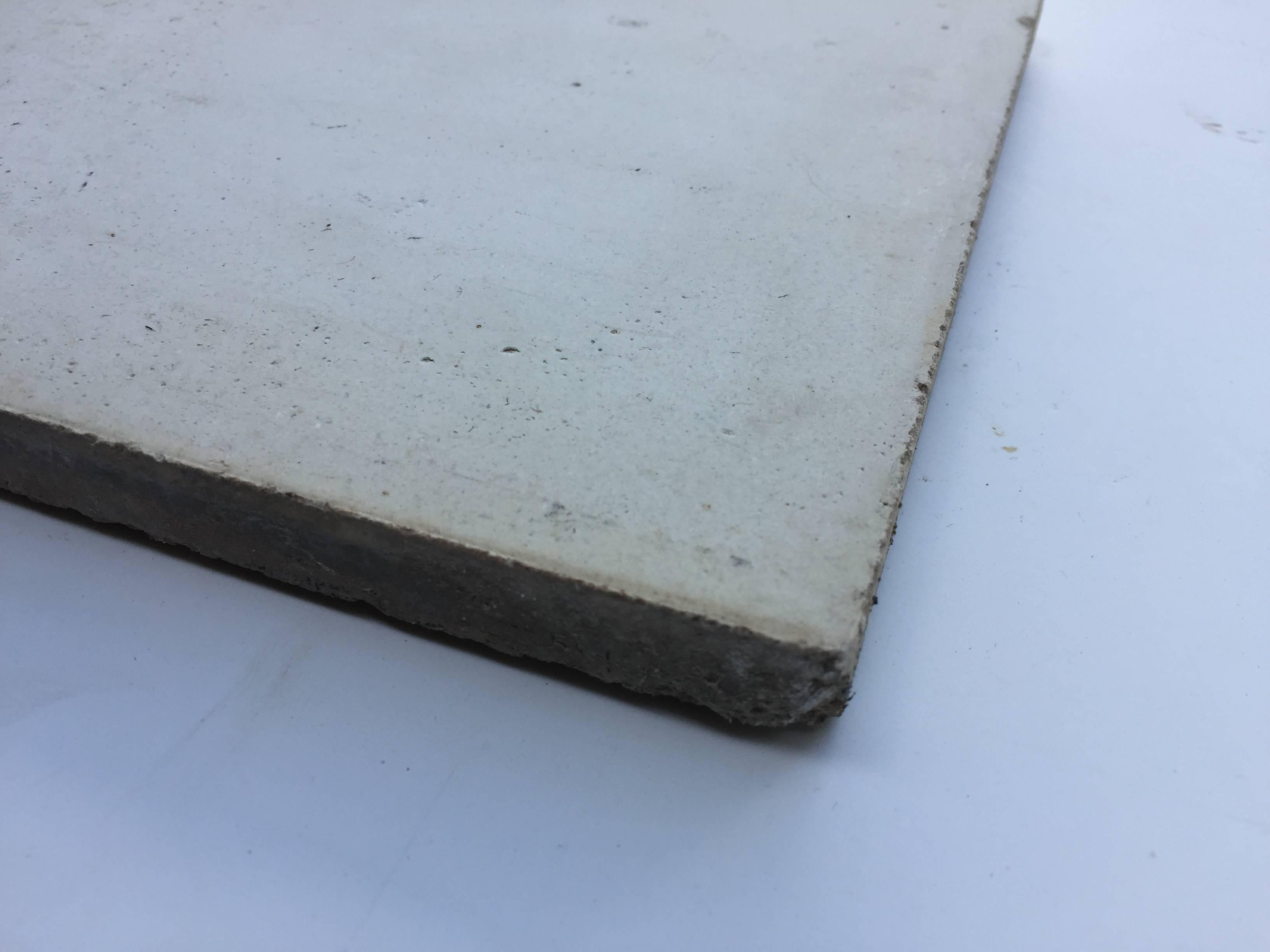 white cement tile