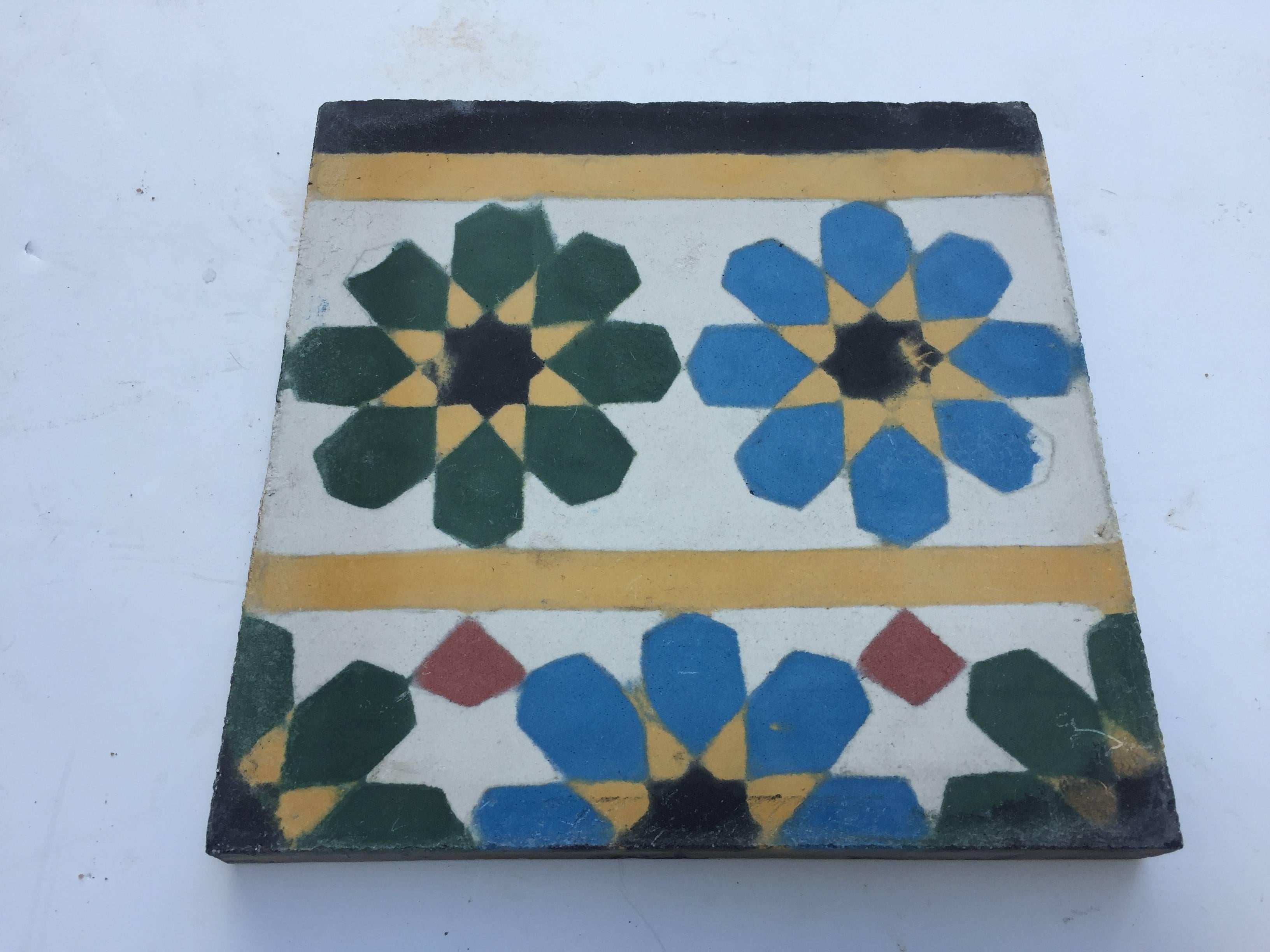 moroccan cement tile