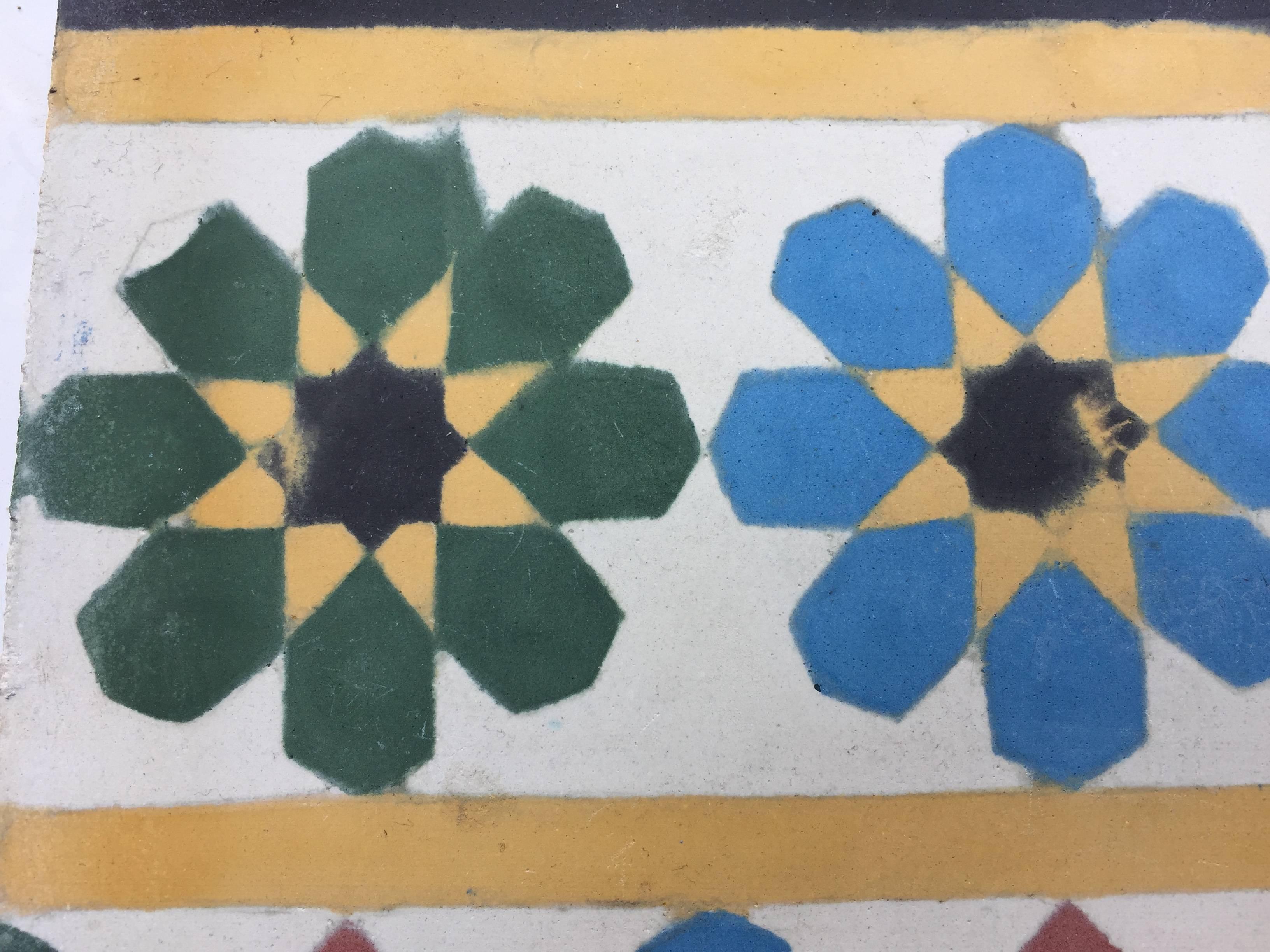 moorish cement tile