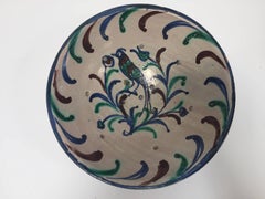 Turkish Ceramic Strainer Fruit Bowl