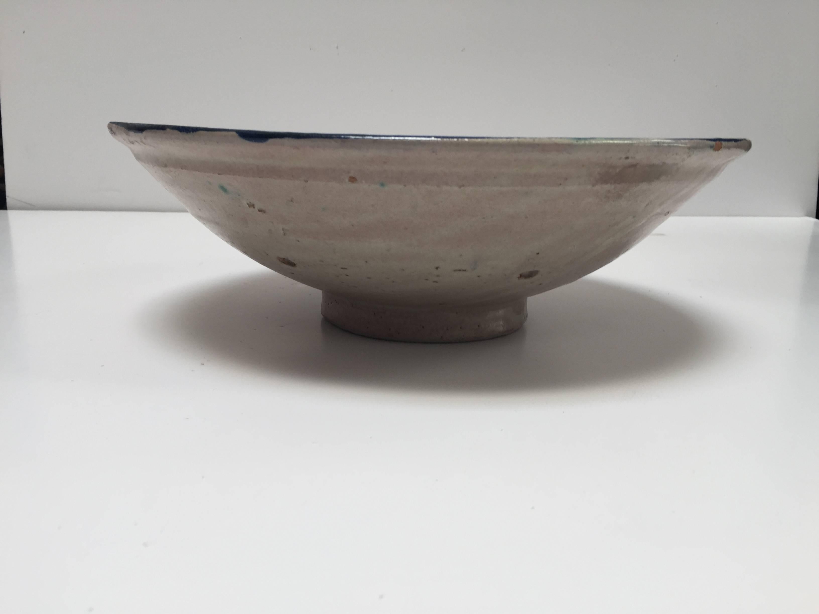 Turkish Ceramic Strainer Fruit Bowl (20. Jahrhundert)