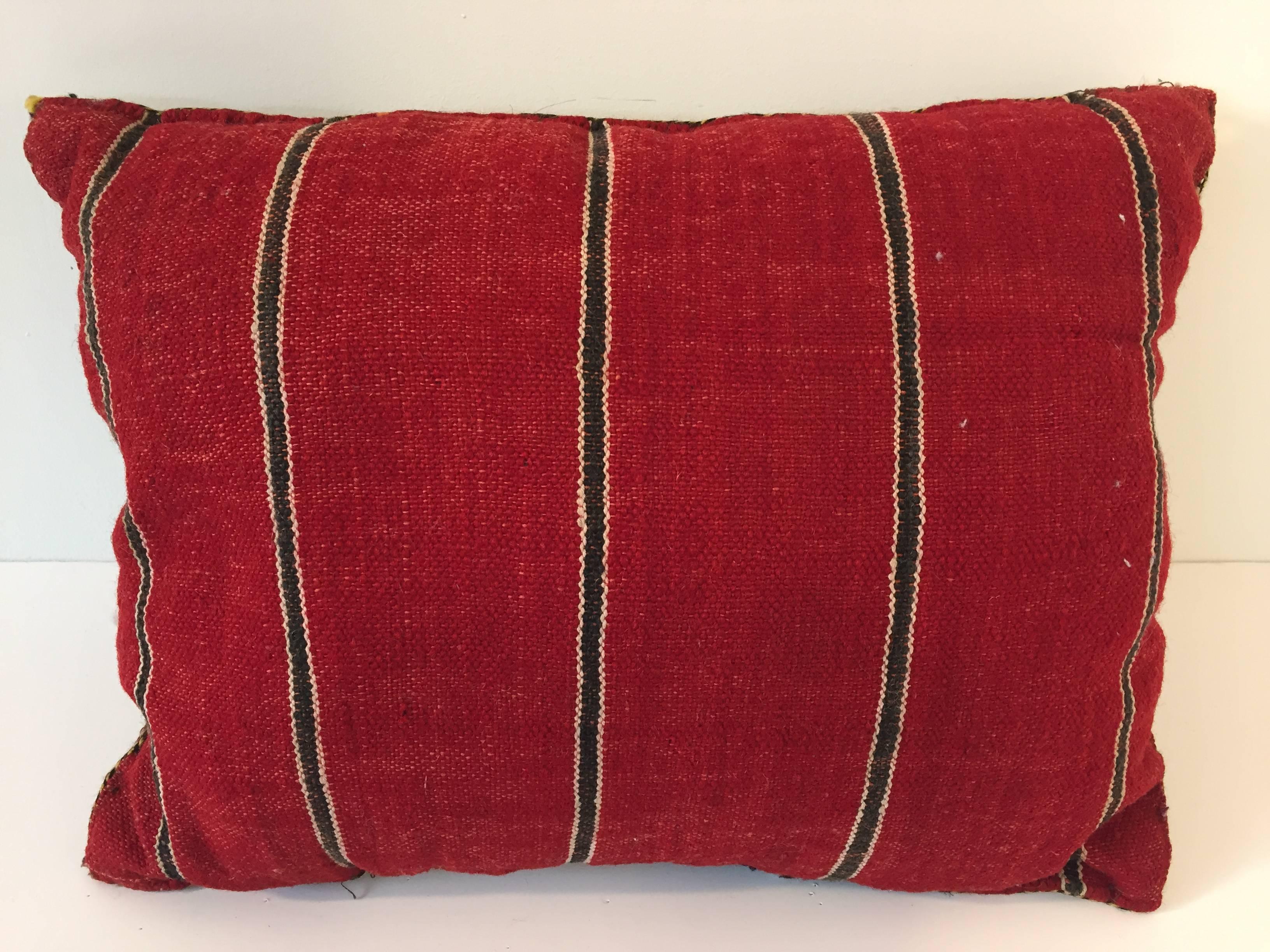 Moroccan Berber Tribal Pillow In Good Condition In North Hollywood, CA