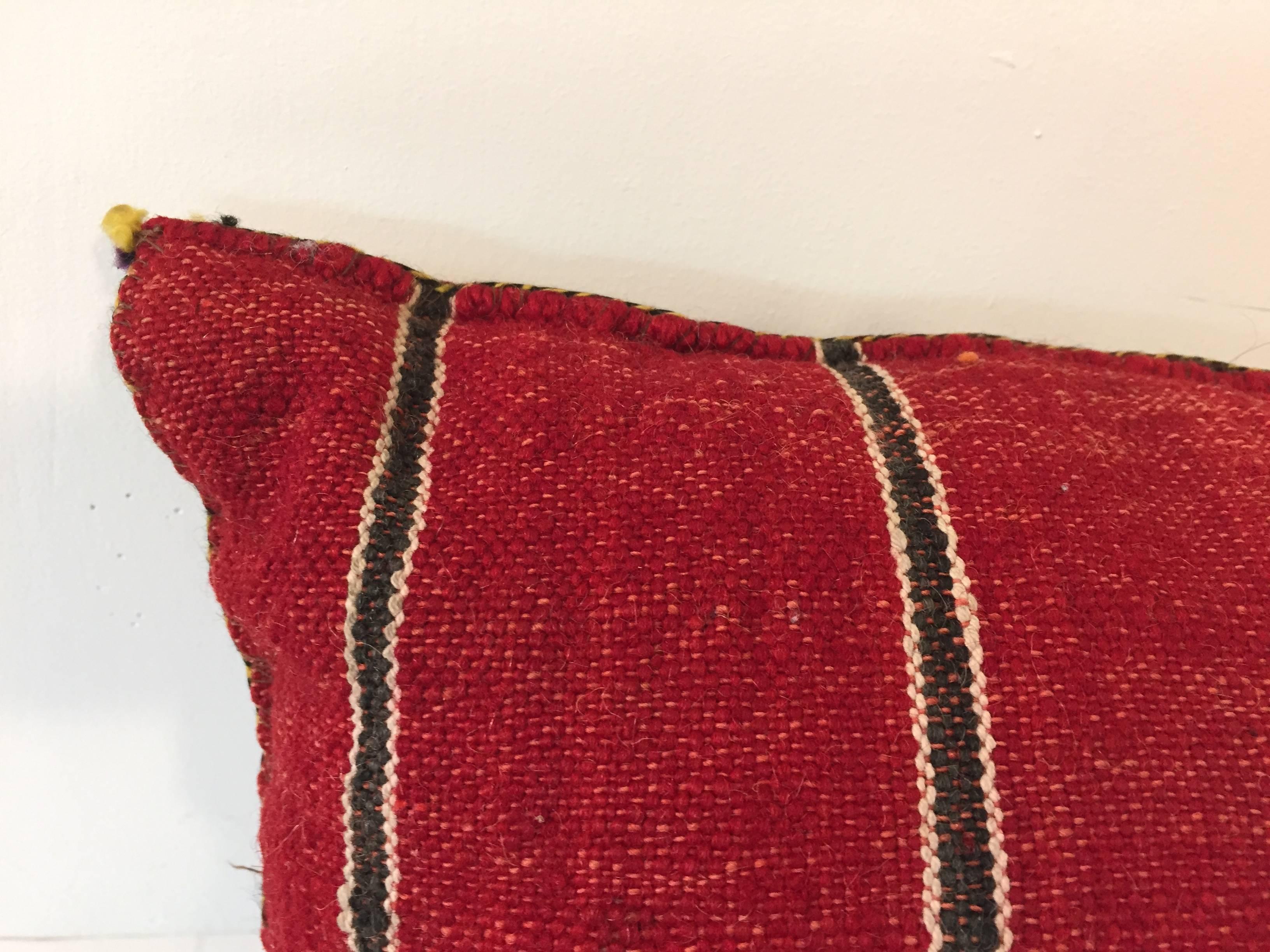 20th Century Moroccan Berber Tribal Pillow