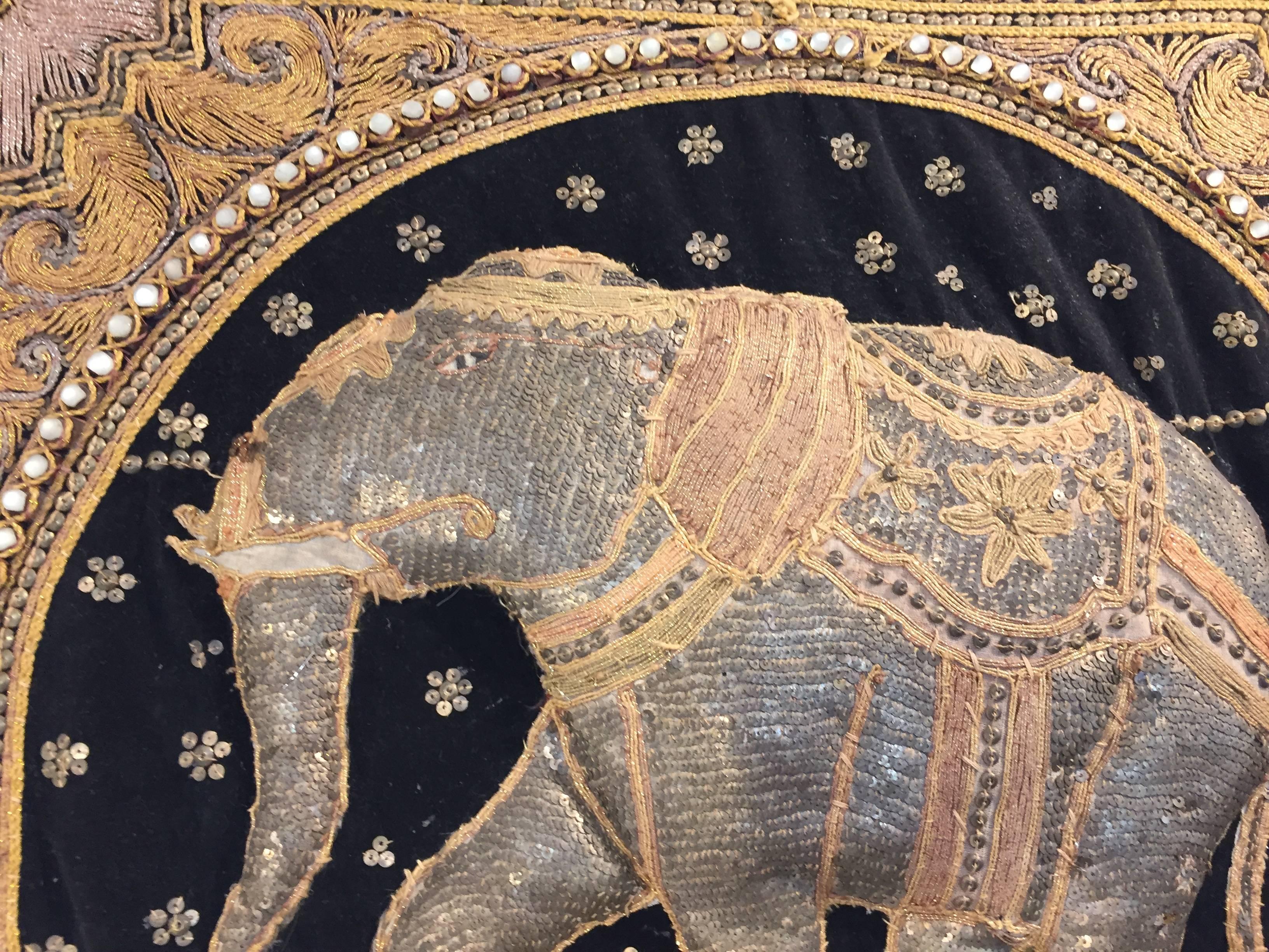 thai elephant tapestry