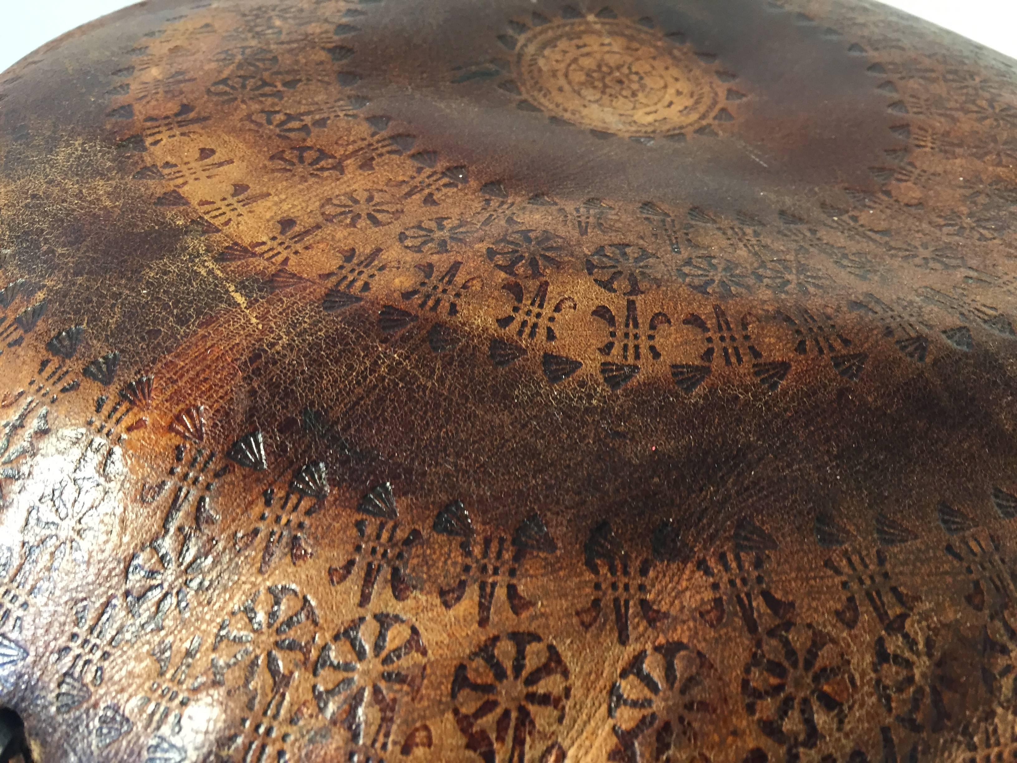 leather poufs for sale