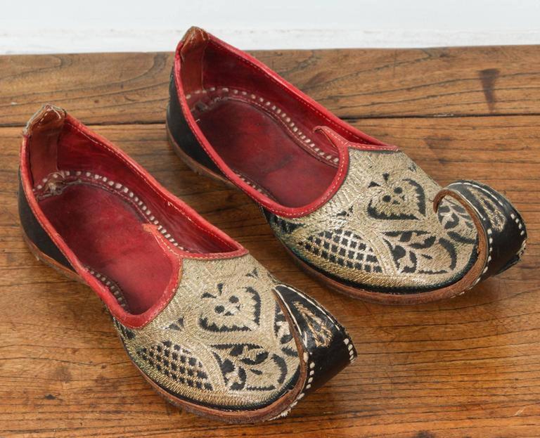 Vintage Middle Eastern Aladdin Shoes at 1stdibs