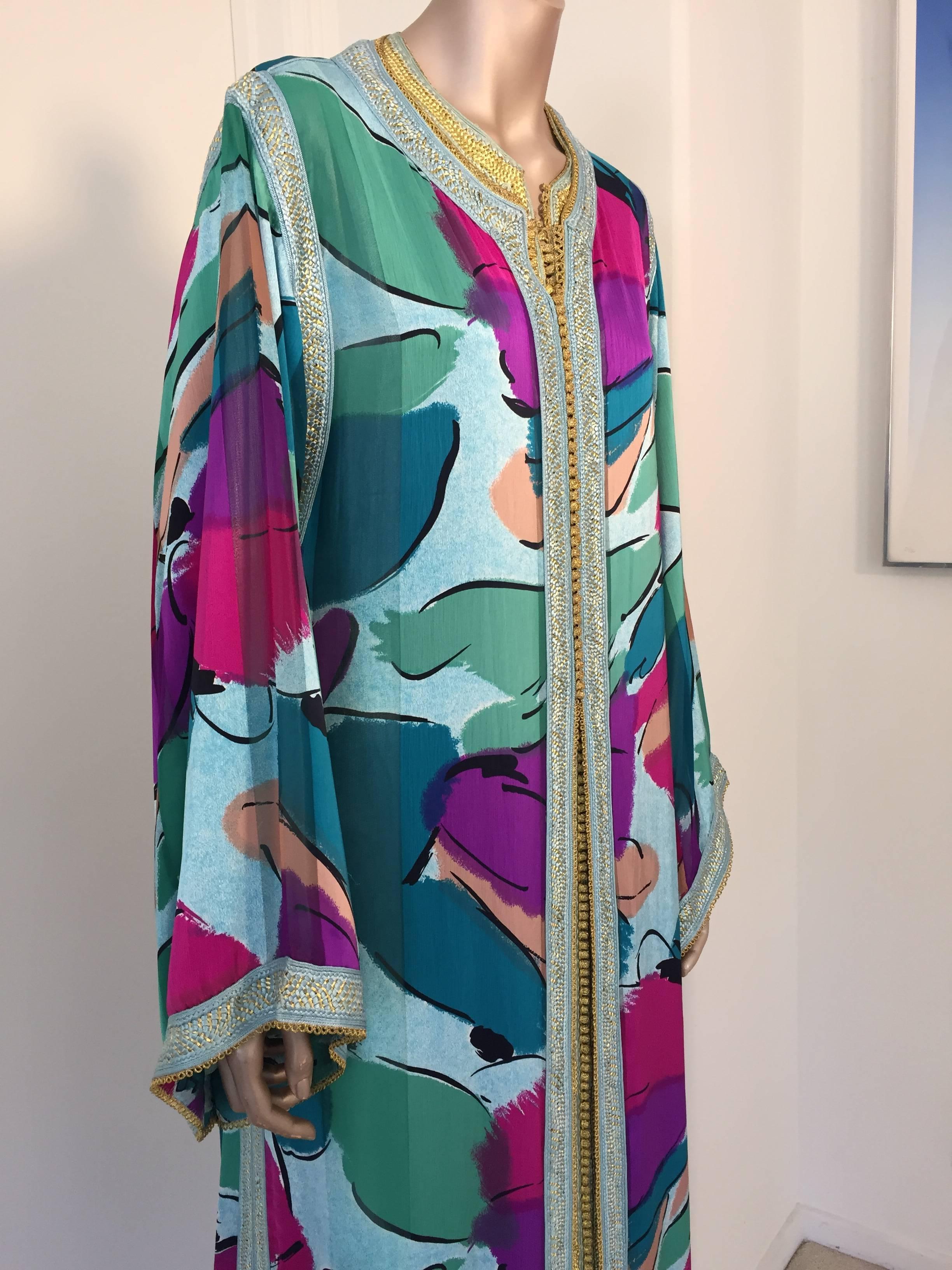 moroccan silk dress