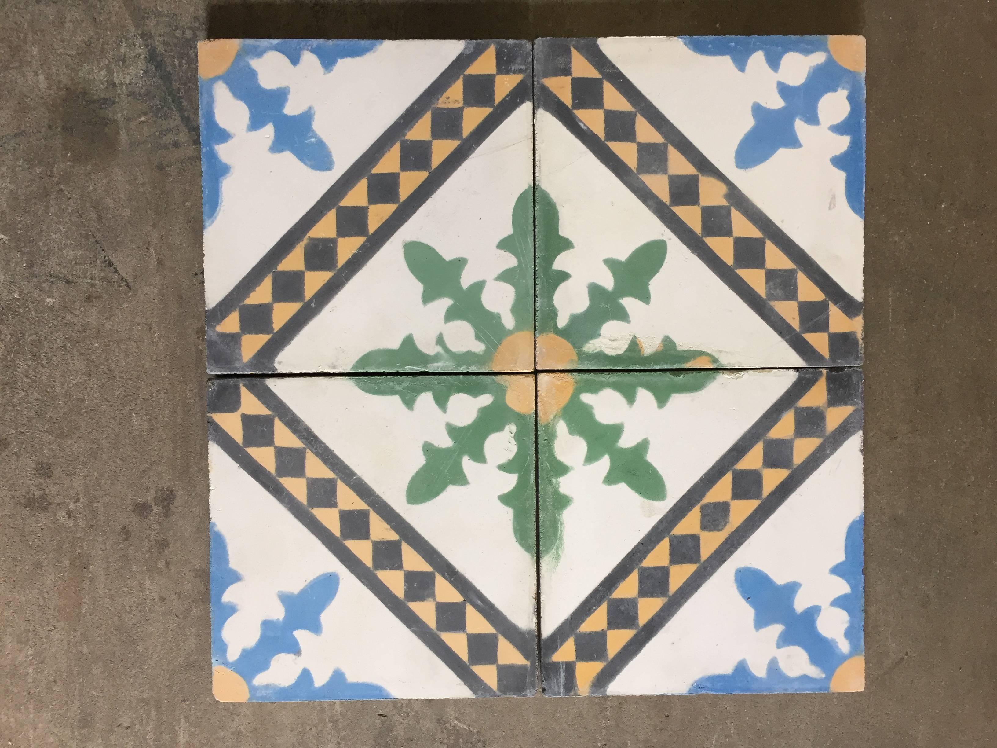 hand painted moroccan tiles