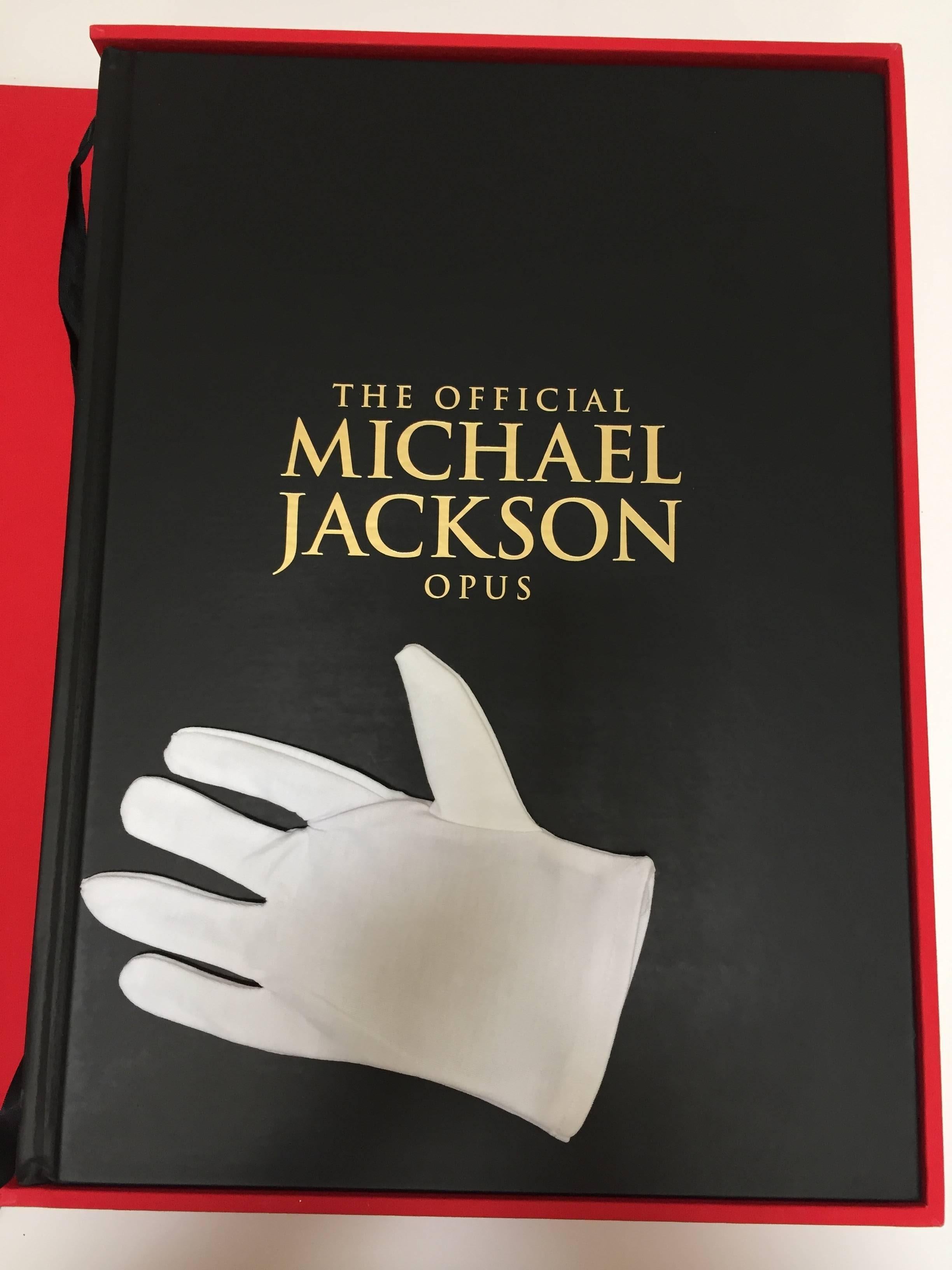 Michael Jackson Opus Large heavy collector coffee table book.

