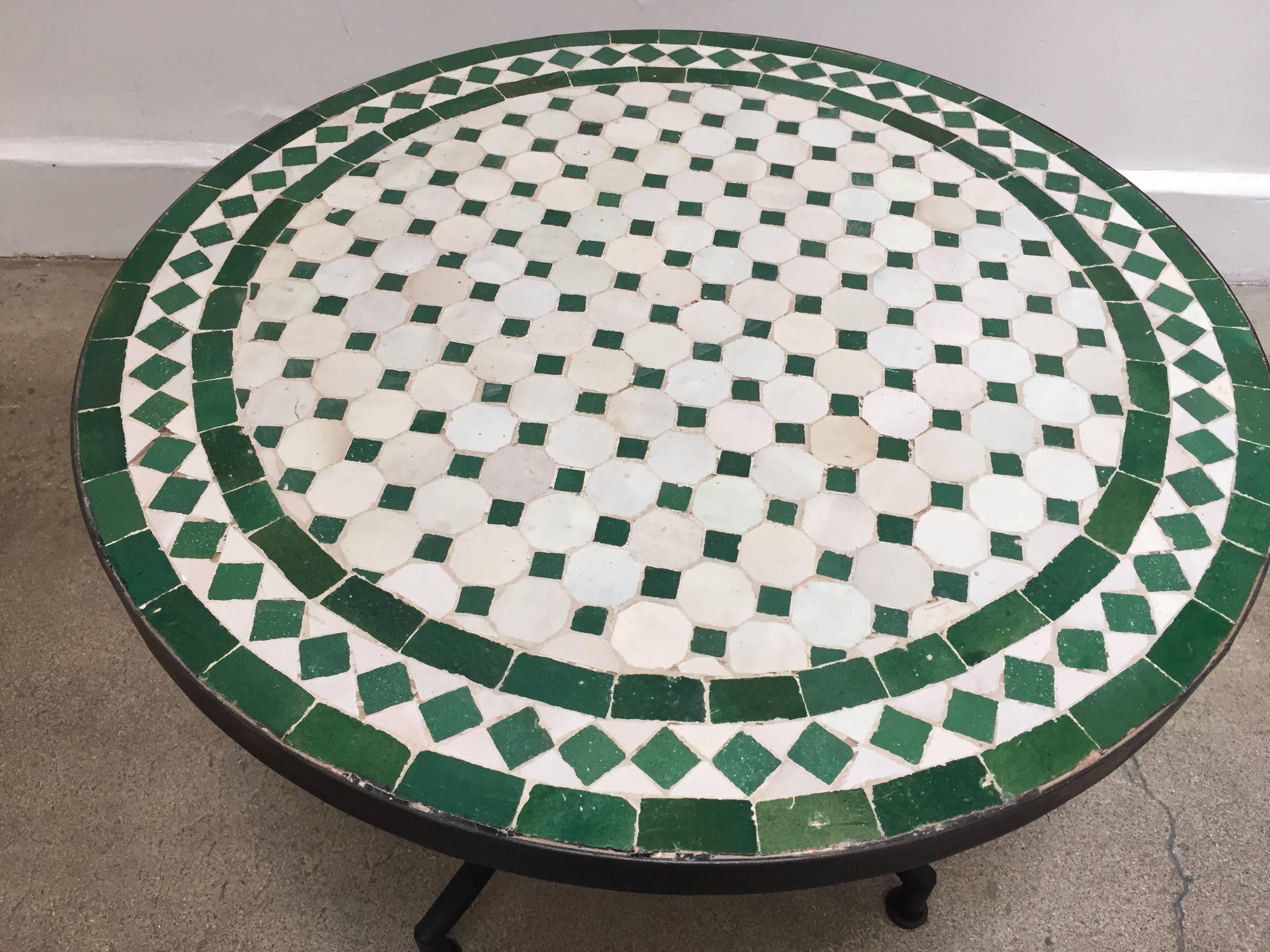 mosaic outdoor side tables
