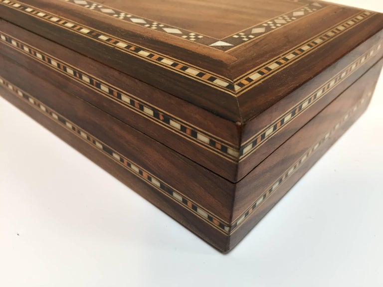 Large Decorative Syrian Box Inlay with Mother-of-Pearl at 1stDibs