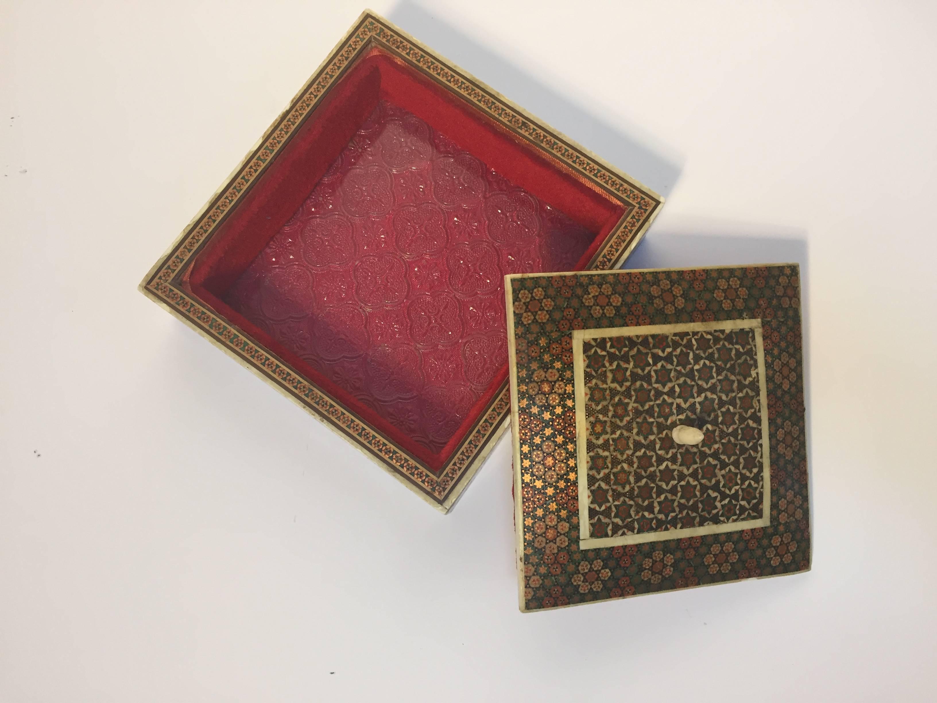 20th Century Anglo-Indian Decorative Micro Mosaic Inlaid Box