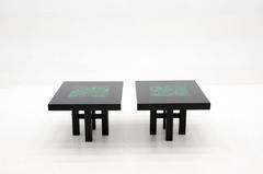 Coppia di tavolini di E. Allemeersch