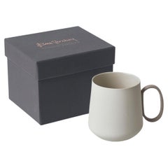 Handmade Porcelain  Mug -  Ivory   Esma Dereboy Tube Collection