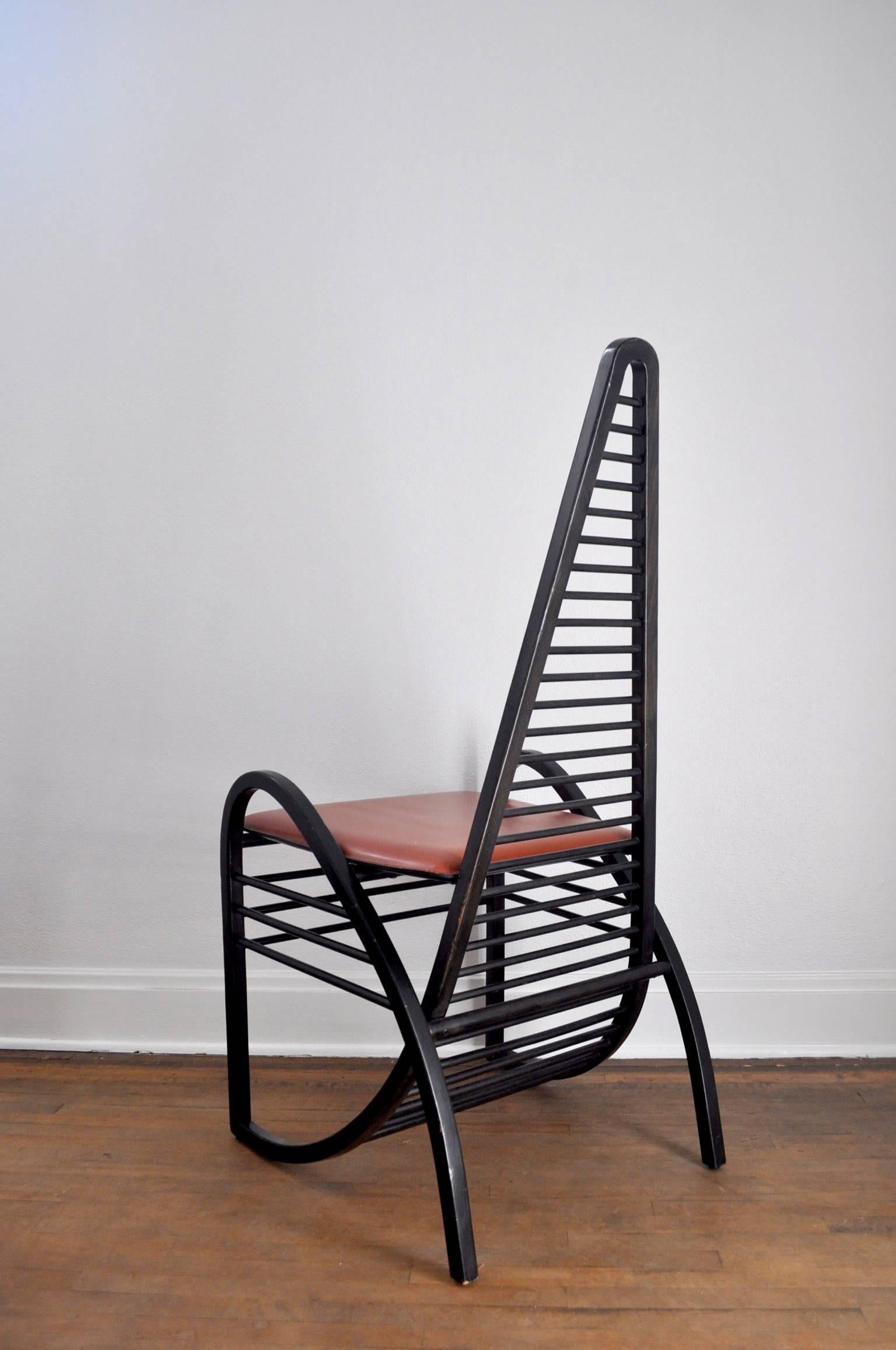 Painted Italian Postmodern Chair
