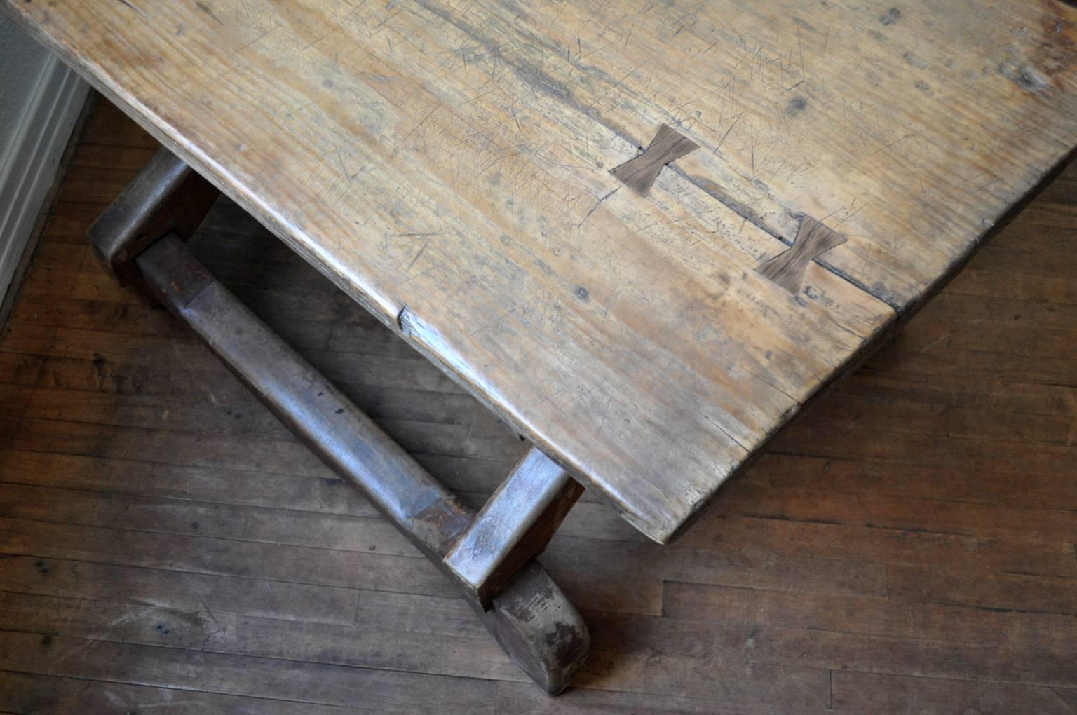 Wood 1940s Guatemalan Coffee Table