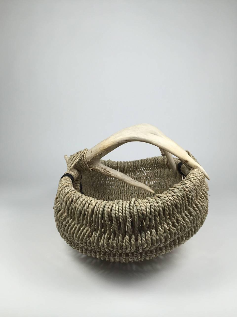 American Custom Deer Antler Basket by Dax Savage