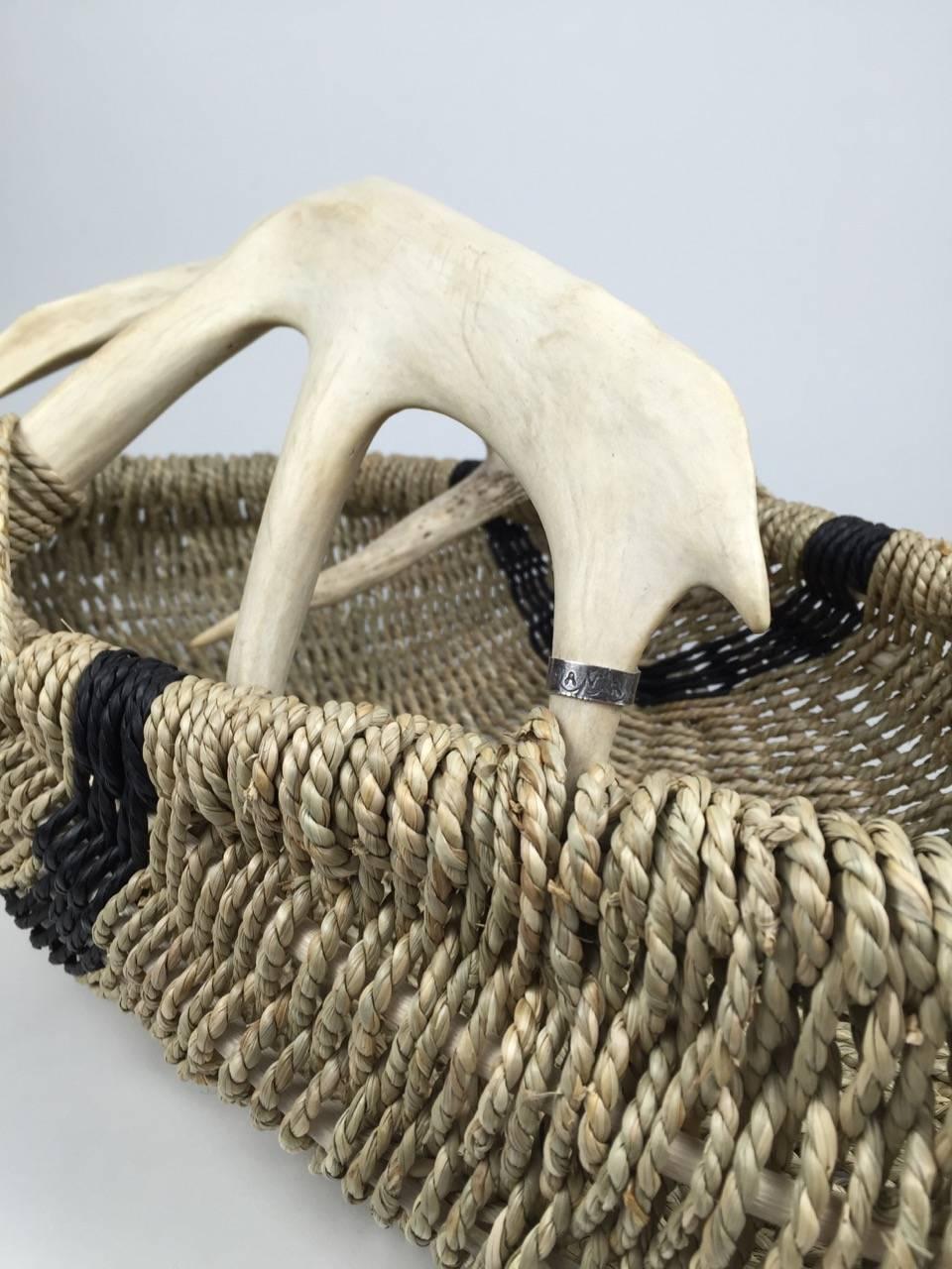 Custom Deer Antler Basket by Dax Savage 1