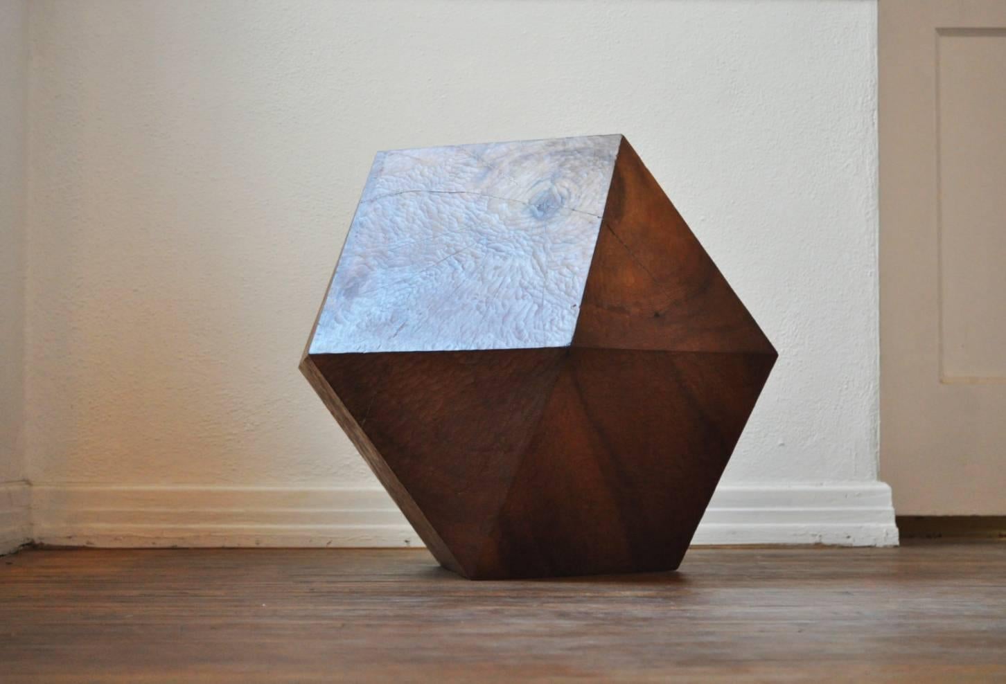 American Sculptural Side Table by Aleph Geddis