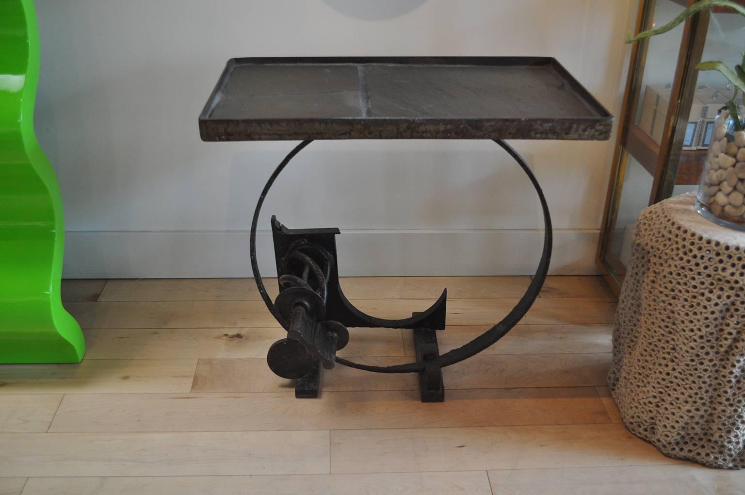 Welded Assemblage Brutalist Table