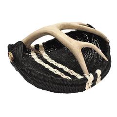 Custom Deer Antler Basket