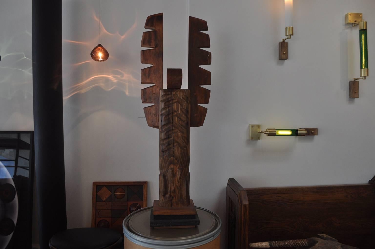 Large-scale hand-carved TOTEM from the Pacific Northwest.
