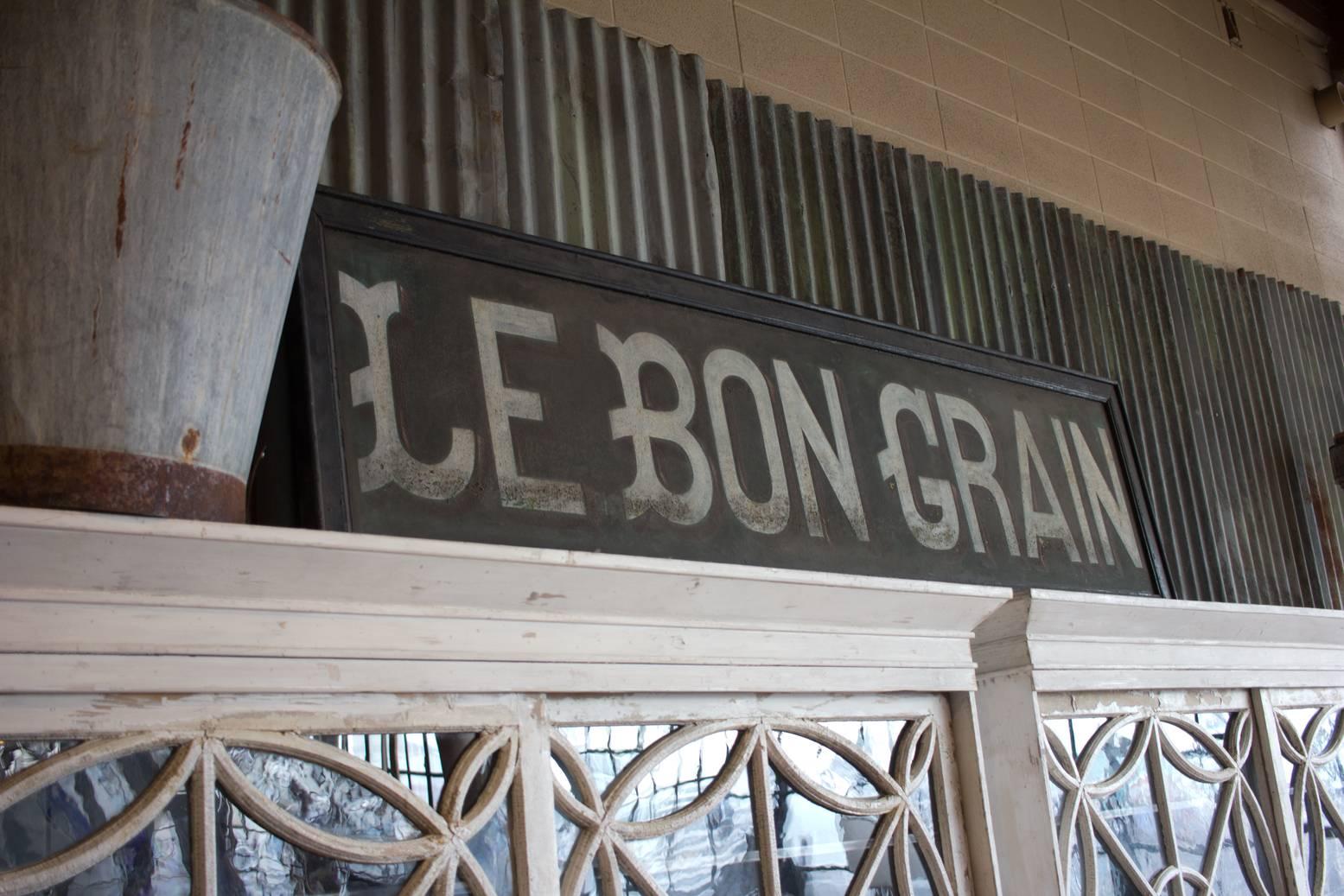 Vintage Belgian Le Bon Grain Sign 1