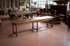 Substantial 19th Century French Walnut Draper's Table