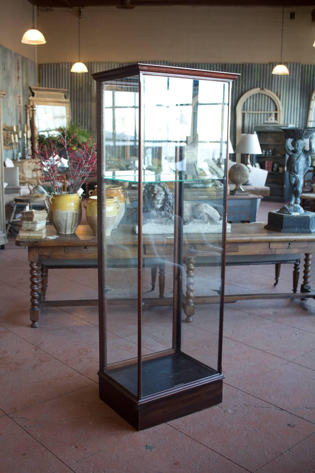 Antique Edwardian English Display Case 4