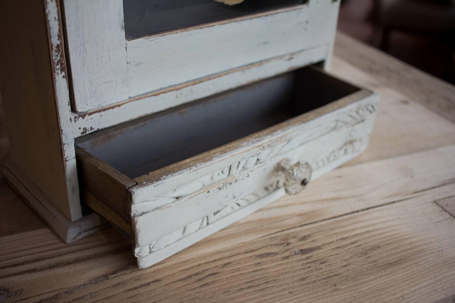 Small Vintage French Apothecary Cabinet 2