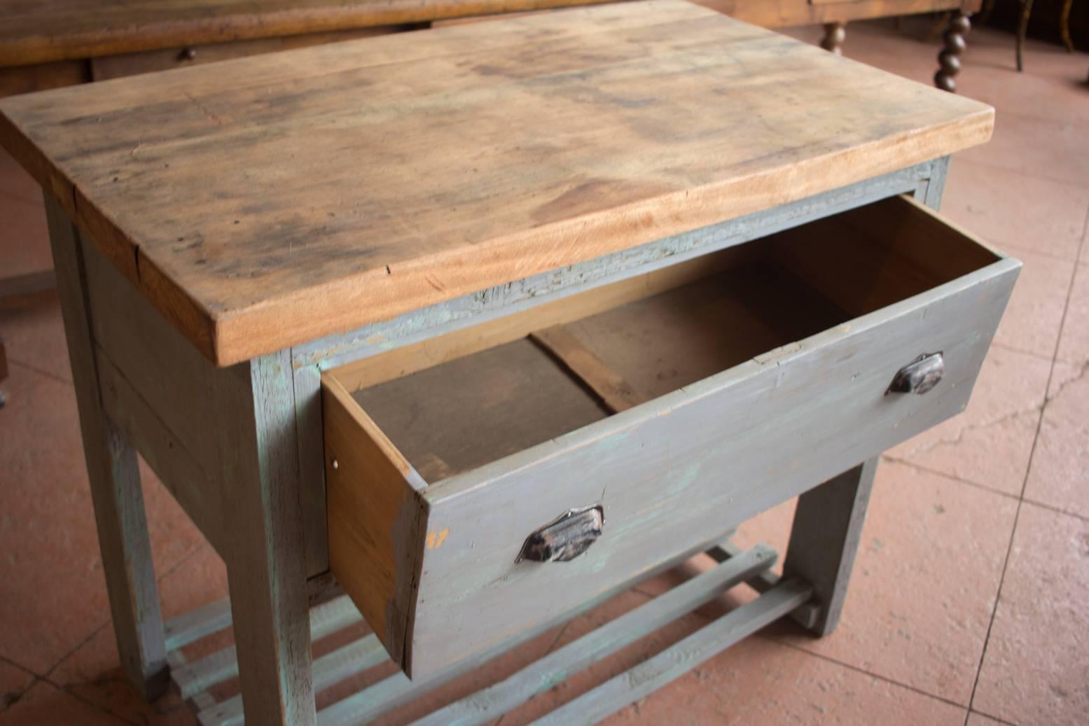 vintage kitchen work table