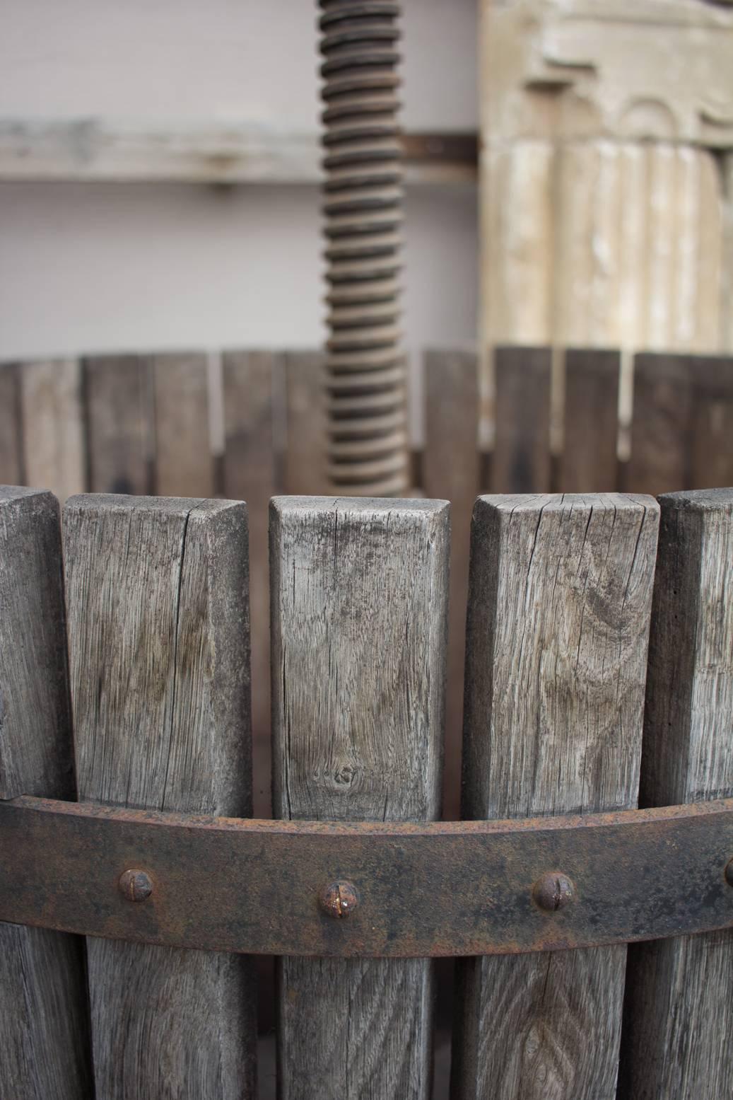 Very Large Antique French Wine Press at 1stDibs antique wine press