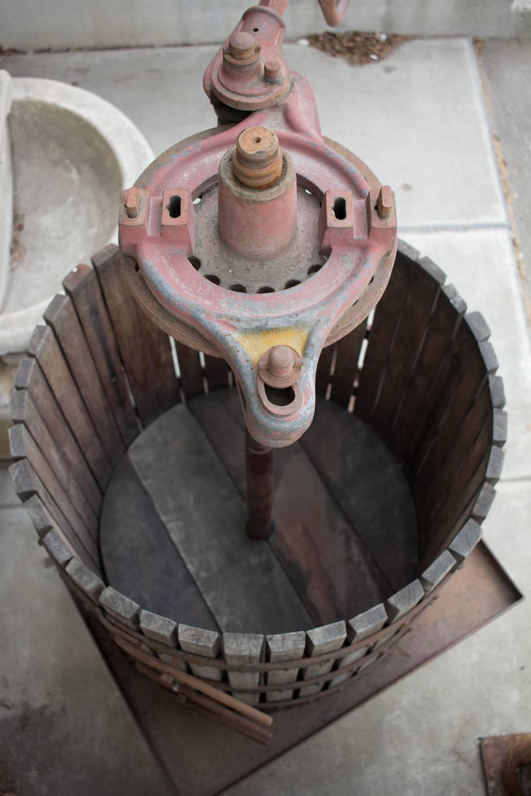 Very Large Antique French Wine Press at 1stDibs antique wine press