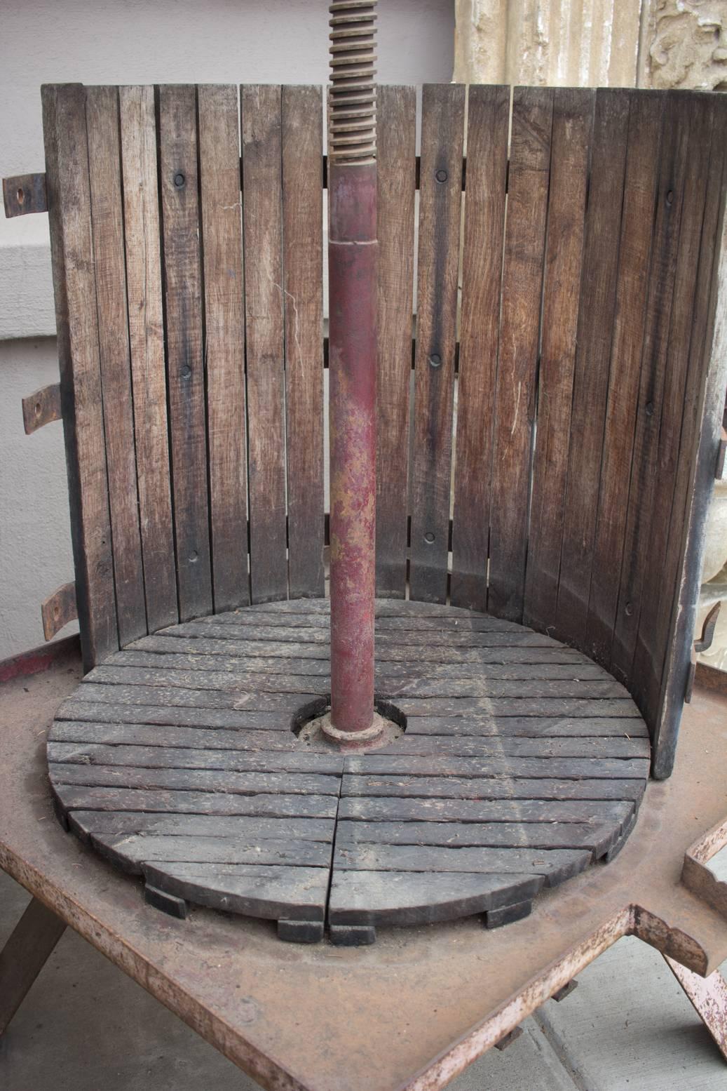 Very Large Antique French Wine Press at 1stDibs antique wine press