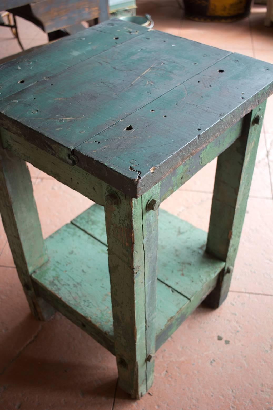 Vintage American Worktable In Good Condition In Calgary, Alberta