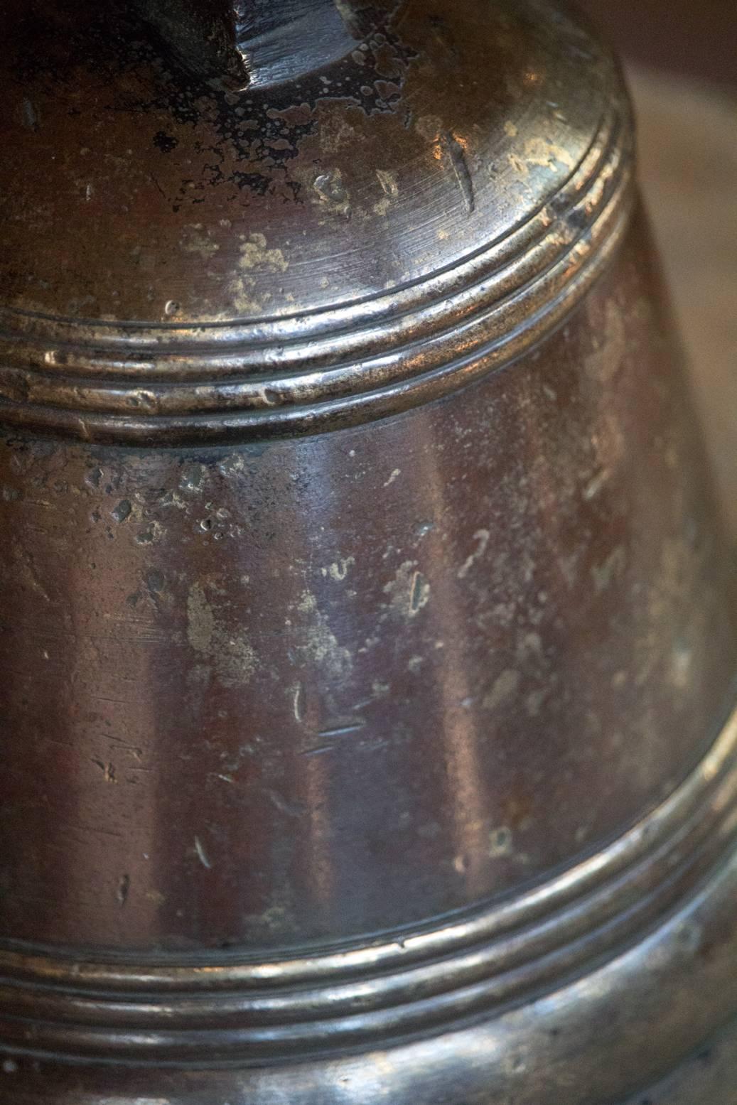 Antique French Bronze Bell 3