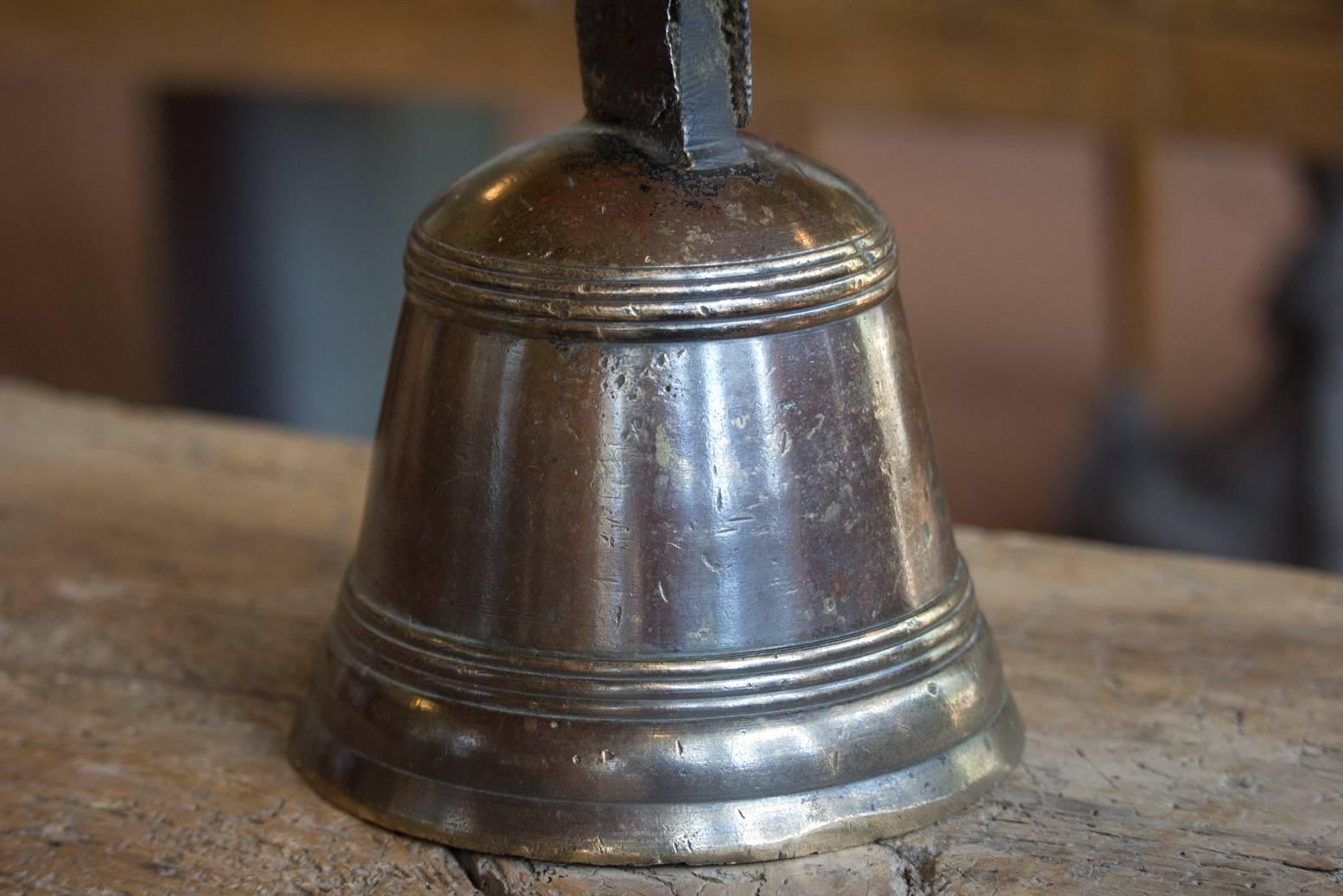 Antique French Bronze Bell 1