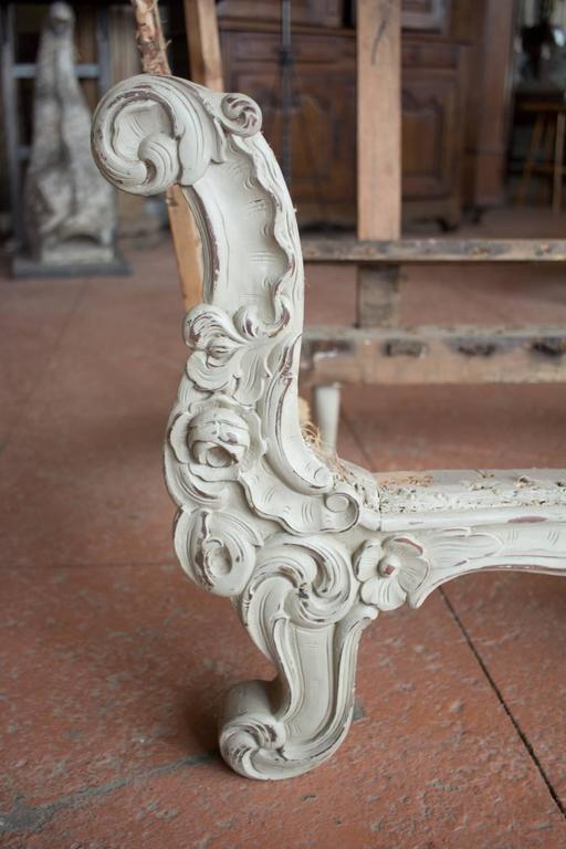19th Century Carved Wood Sofa Frame at 1stdibs