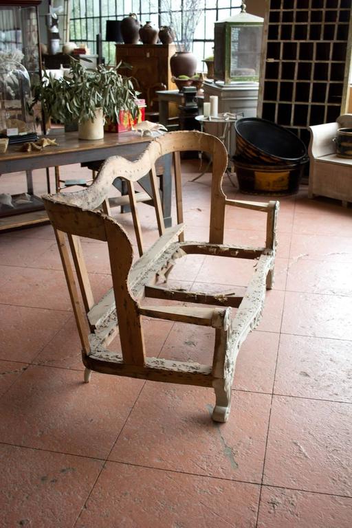 19th Century Carved Wood Sofa Frame at 1stdibs